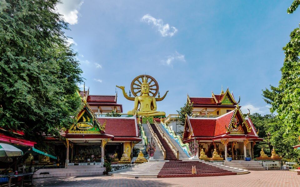 big buddha temple wat phra samui