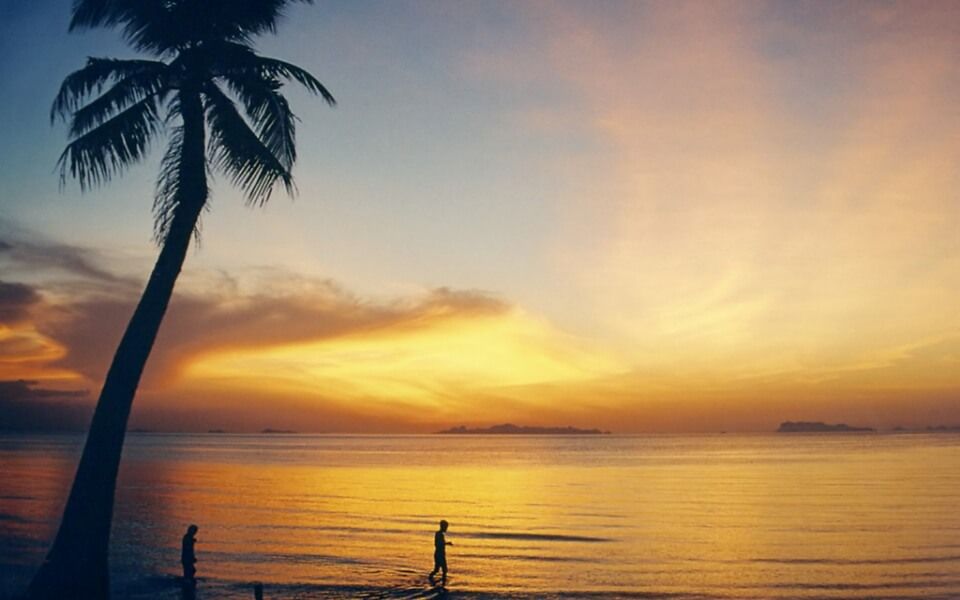 lipa noi sunset koh samui thailand